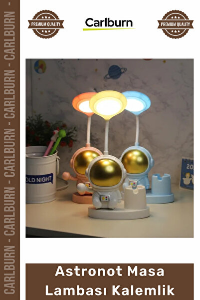 Carlburn #Kalemlik Çocuk Odası Çalışma Masası Aydınlatma Düzen Kalemlik Astro...