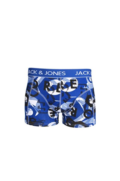 Jack & Jones Jack&Jones 12082553 Erkek Blue Boxer Mavi Siyah