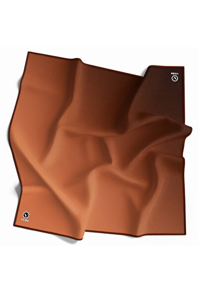 VİOLLA Eșarfă twill cu model gradient, culoare bej, 90x90 (nu conține mătase)...