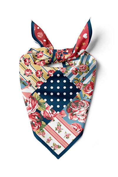 Modabutik V9 Flower Patterned Bandana