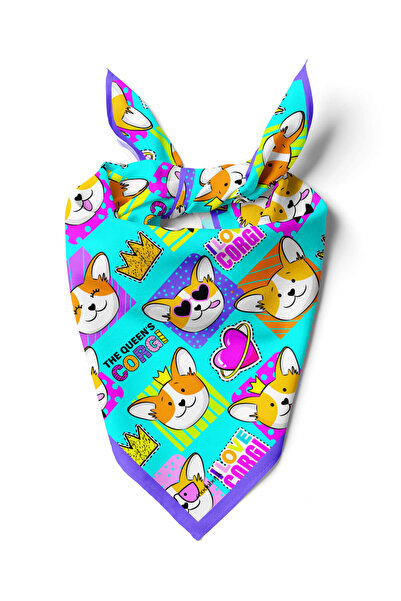 Modabutik G104 Köpek Desenli Bandana