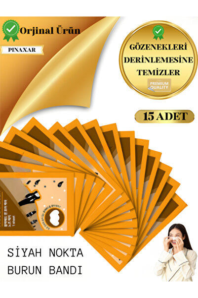 pınaxar Siyah Nokta ve Gözenek Karşıtı Burun Bandı 15’li – Derinlemesine Temi...