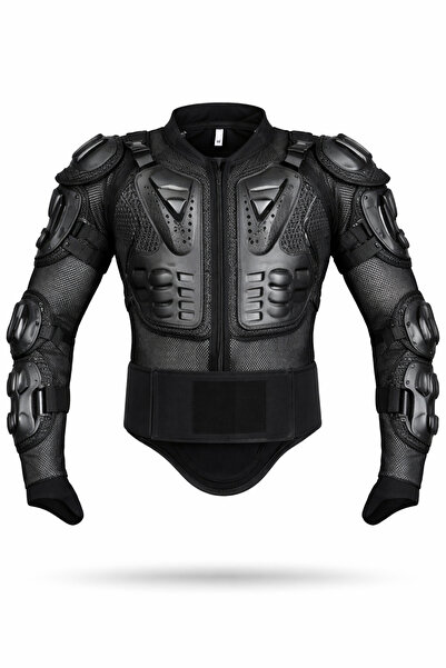 ax7 Motosiklet Koruma Ceketi (Body Armor) – Göğüs, Sırt, Omuz ve Dirsek Korum...