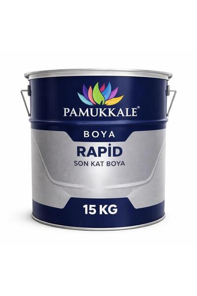 Pamukkale 1470 Rapid Endüstriyel Boya 50 Gloss 15 Kg Antrasit Gri Ral 7016