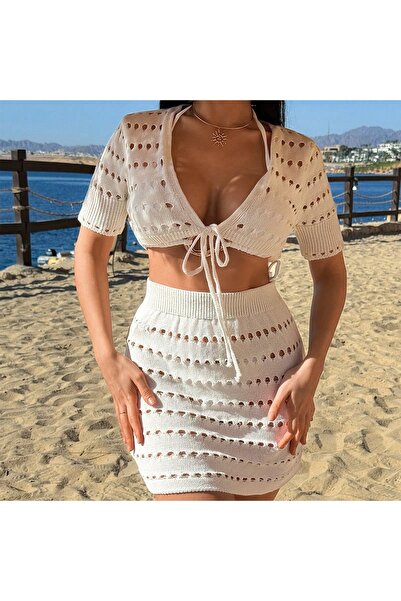 DEHA textile BELLA AJURLU MİNİ ETEKLİ TAKIM