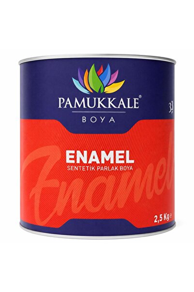 Pamukkale Enamel Sentetik Parlak Yağlı Boya 2.5 Kg Metalik Gri Ral 9006