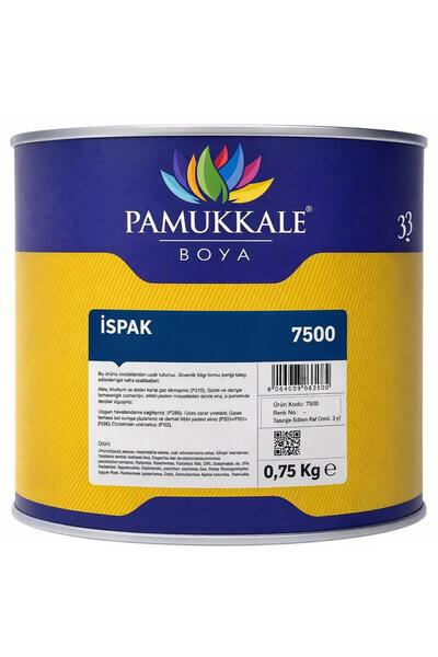 Pamukkale İspak Nikotin,Yağ,İs,Rutubet,Mürekkep,Ruj Leke Örtücü 750 Gr