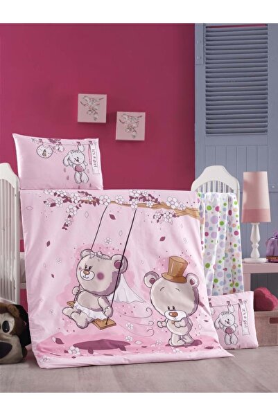 Recos Pink Dream Cloth Boxed Baby Duvet Cover Set Pink