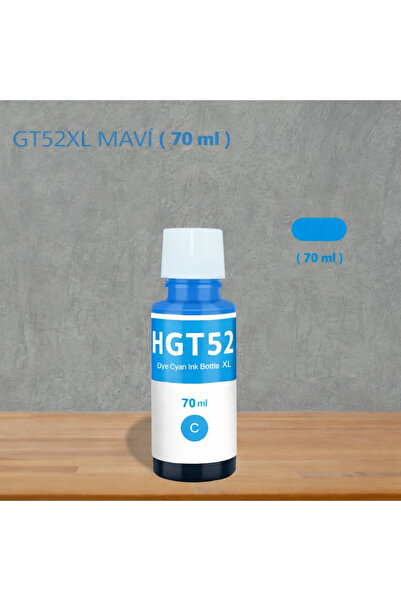HP TANK-310/315/316/319/410/415 uyumlu Siyah 90 ml Renkliler 100 ml GT51XL-GT52XL 4 RENK SET