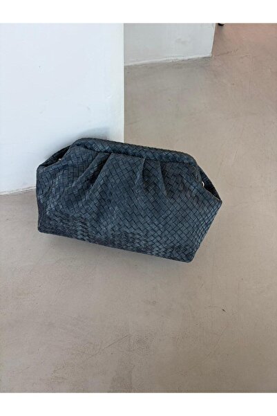 Senza Vedere GLOW SÜET BÜYÜK BOY ÖRGÜ DETAYLI EL, OMUZ VE ÇAPRAZ ÇANTA, 33 cm...