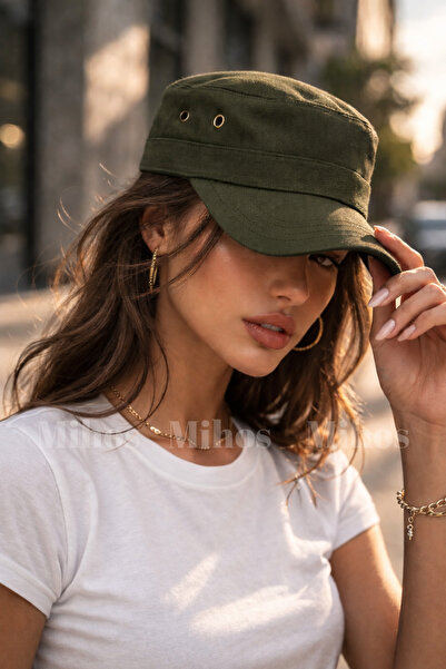 Mihos Pălărie unisex kaki Fidel Castro și Che Guevara