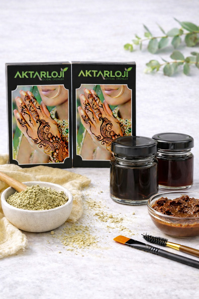 aktarloji 2 Adet Siyah Rastık – Kına İçin Renk Koyulaştırıcı