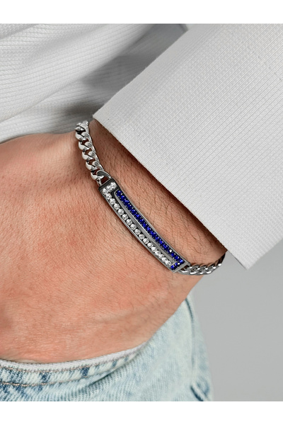 FERRO Gümüş Çelik Erkek Bileklik FRJ10018A-L