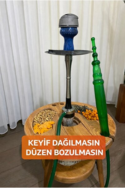 Dnz Nargile sehpası , ahşap nargile masası, nargile standı, nargile tutucu