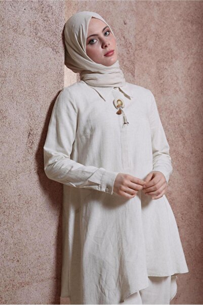 Alvina بدلة بنطلون مقطوع غير متماثل 44411