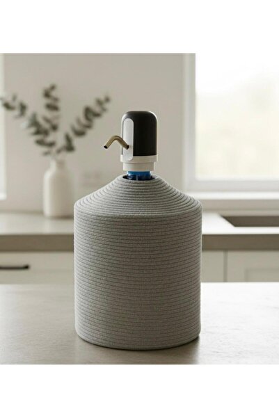 Efuliz Home Poklopac za dozator vode sa izgledom jute, stilski i prirodan pok...