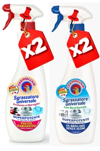 chante clair Degresant universal, Bicarbonat 600 ml x2 + Gel de Marseille 600...