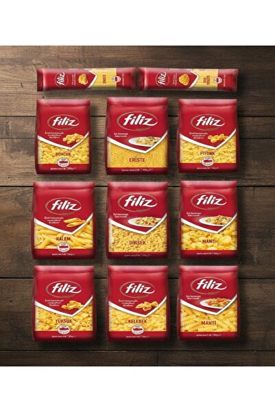 FİLİZ Filiz 11 Parça Ekonomik Makarna Paketi
