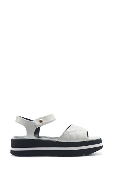 Nine West ORKESSA 5FX Бели дамски сандали с плоска подметка