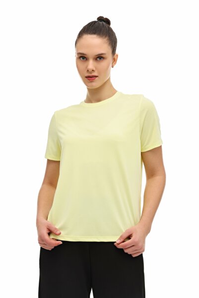 Kinetix WB 11BELEN 6FX Sarı Kadın Kısa Kol T-Shirt