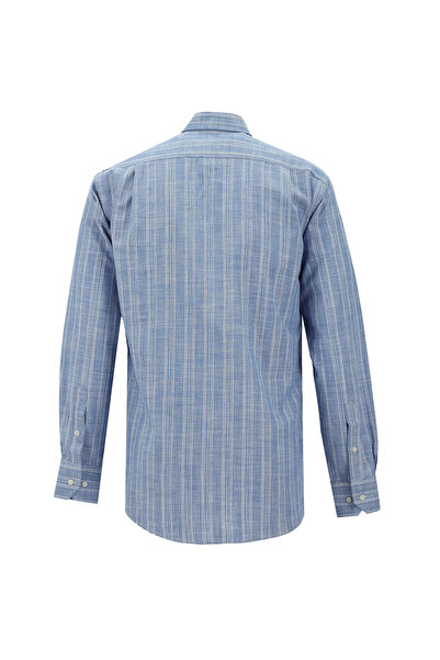 Abdullah Kiğılı Cămașă din bumbac cu model - mânecă lungă, croială obișnuită