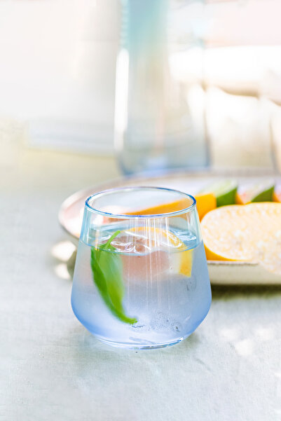 Rakle Marseille Set of 4 Whiskey Glasses Blue-Turquoise 345 Cc