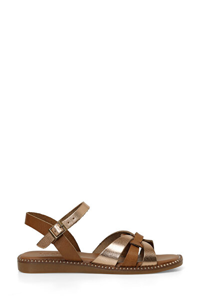 İnci Inci Aria 5Fx Tan Women's Flat Sandals