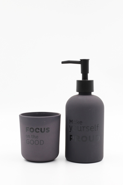 Rakle Set de săpun lichid și periuță de dinți - afumat