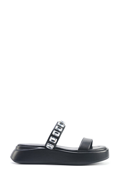 Nine West Γυναικείες φλατ παντόφλες VELOAN 5FX Μαύρες