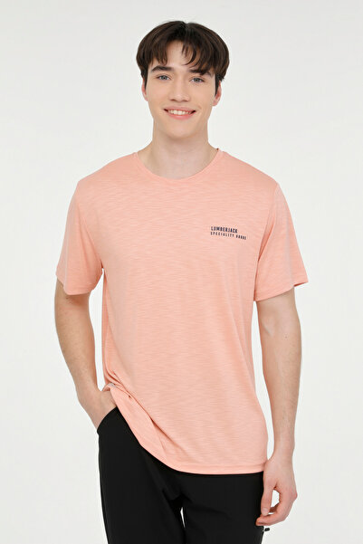 lumberjack تي شيرت رجالي بأكمام قصيرة من ML JASPER 11URB1052 4FX Salmon