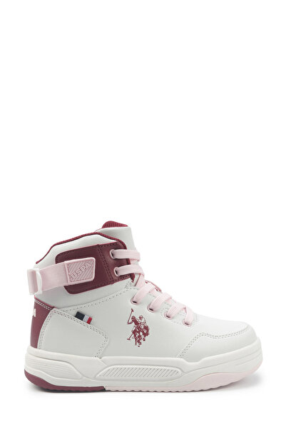 U.S. Polo Assn. PHITA JR 5PR Beyaz Kız Çocuk High Sneaker