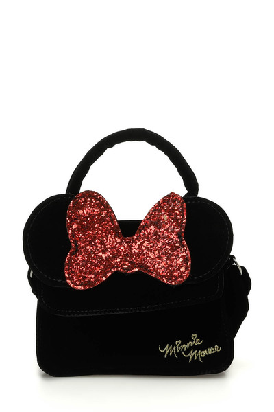 MINNIE VELVET 4PR Siyah Kız Çocuk El Çantası