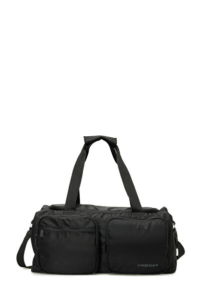 lumberjack TWO POCKET GYM 5PR Siyah Unisex Spor Çantası
