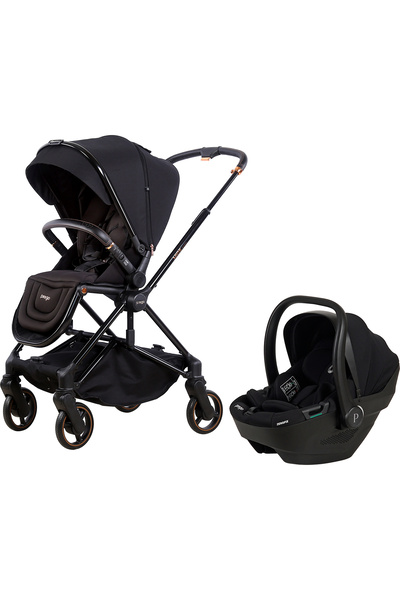 Prego Mios Premium İ-Size Travel Sistem Bebek Arabası Siyah 2415
