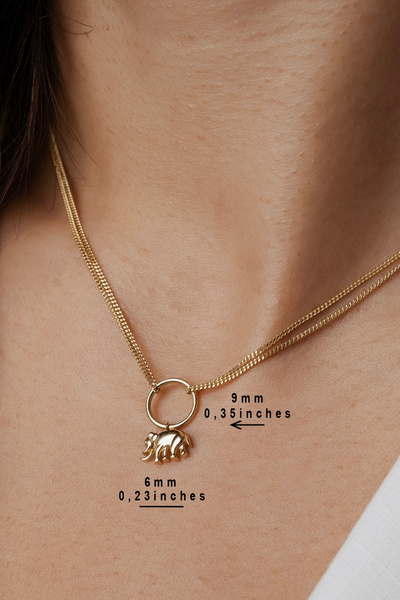 Safir Kuyumculuk Noachus Choker Fil Kolye