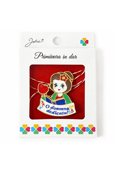 Flippy Martisor Brosa Mica in Cutie, Dimensiune Brosa 2.5-3 cm, Material Meta...