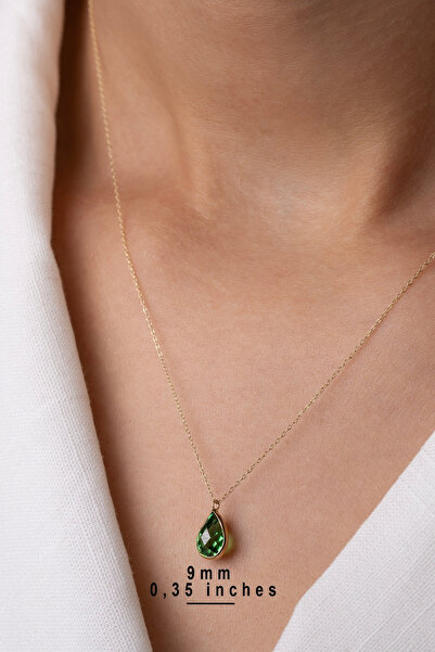 Safir Kuyumculuk Doğal Taşlı Altın Kolye