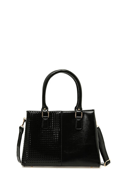 Polaris حقيبة كتف نسائية سوداء RGN PETEK OMZ 4PR