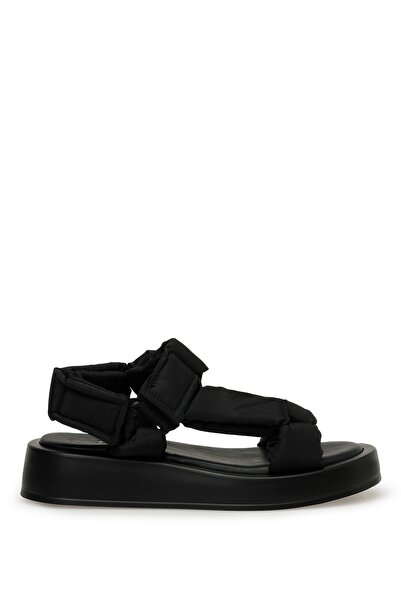 İnci INCI ELWIS 3FX Μαύρα γυναικεία πέδιλα με χοντρή σόλα