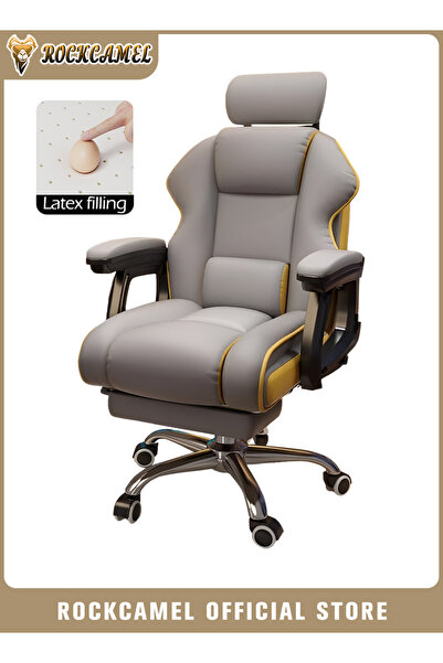 ROCKCAMEL Gaming Chair/Computer Chair/Office Chair With Retractable Footrest,...