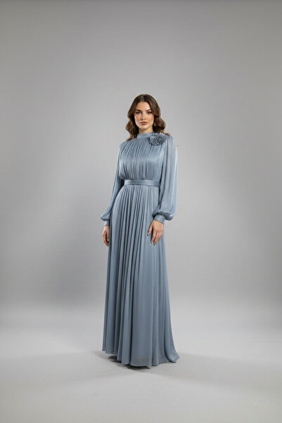 hakimoda فستان سهرة أرون سباركل باللون الأزرق