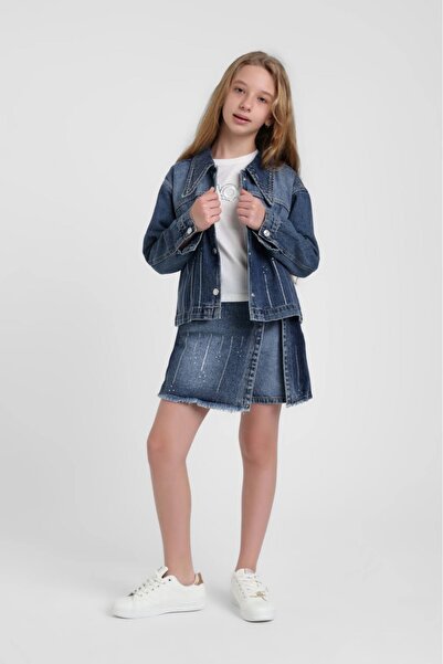 HAUSEkids Set pentru fete Elen Paris, 5-14 ani - Albastru