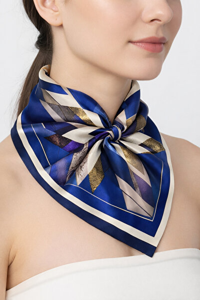 tarzınısec Eșarfă din satin șifon cu model Accesoriu bandana