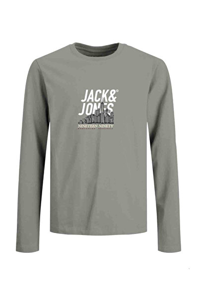Jack & Jones JORYORK MAJICA S KRATKIM RUKAVIMA ZA DEČAKE SIVA T-shirt