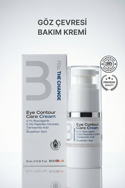 Bern Cosmetics Bern+Lab Göz Çevresi Gençleştirici Krem: Kırışıklık Karşıtı, P...