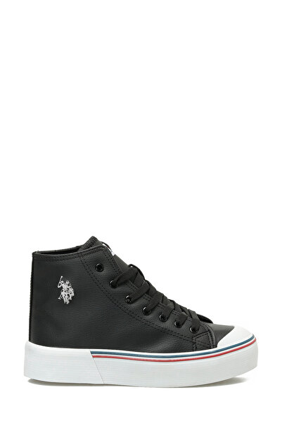 U.S. Polo Assn. PENELOPE HIGH P WT 5PR Μαύρο γυναικείο ψηλό αθλητικό παπούτσια