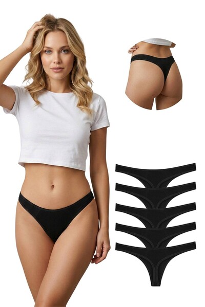 Newlilla 10051 Дамски бикини Cotton Thong String 10051-V9