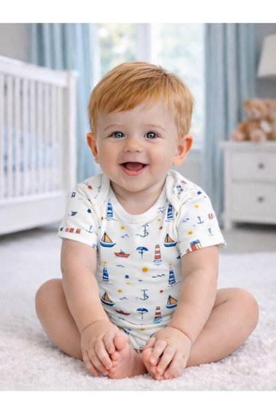 luay بدلة أطفال فاخرة مصنوعة من قماش فائق النعومة بنسبة 100% من بامبو ، مناسب...