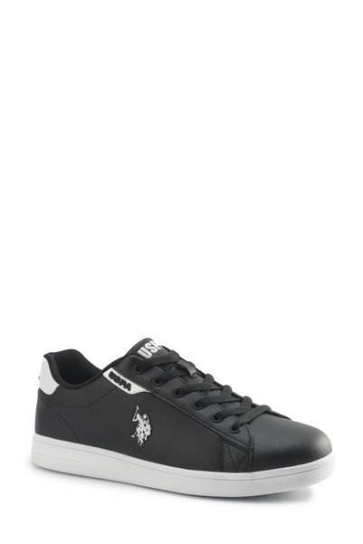U.S. Polo Assn. حذاء رياضي رجالي أسود من COSTA 5PR