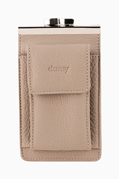 DAMY Genuine Leather Unisex Card Holder Pack Cigarette Case 701 - Mink